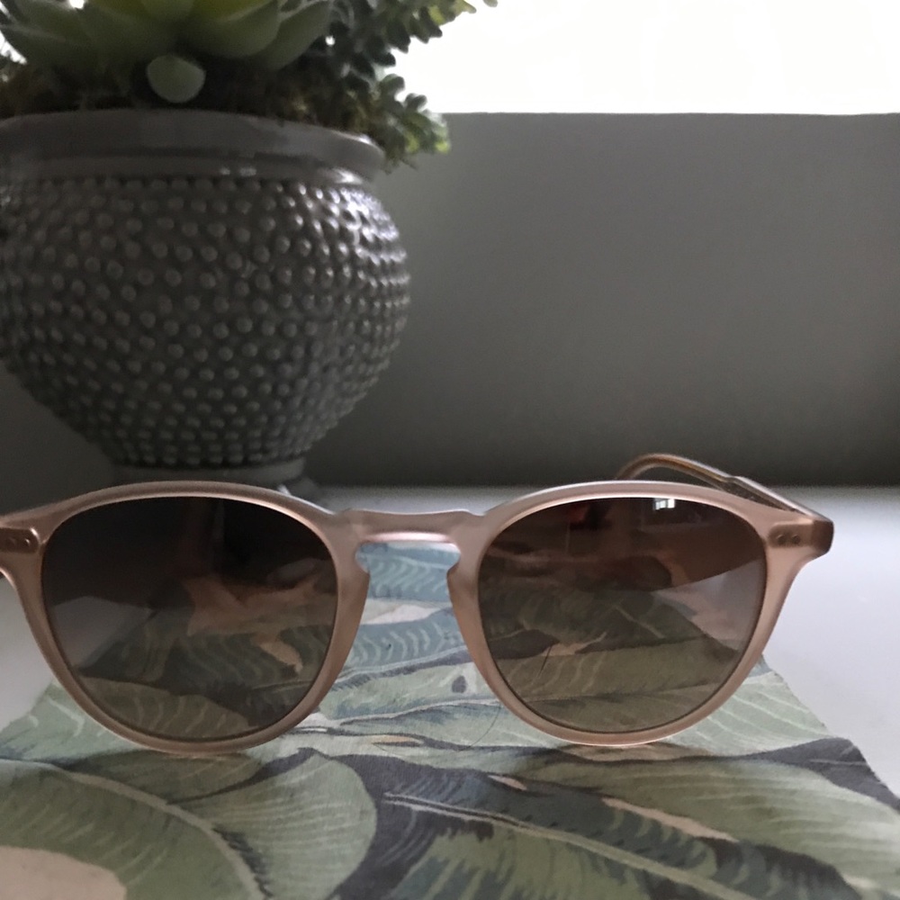 Garrett Leight NEW Hampton Sun - Desert Rose